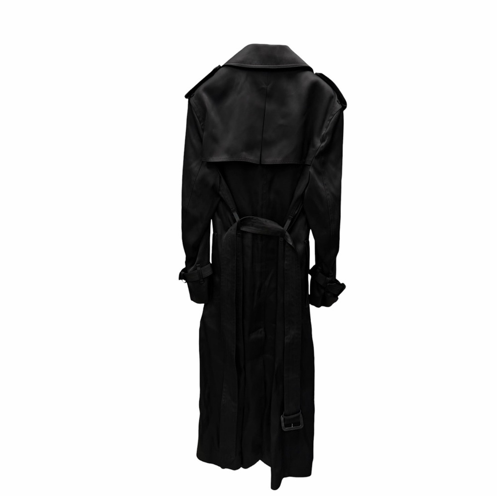 Tom Ford Leather Undercollar Trench Coat - Picture 3 of 9